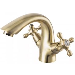FDesign Lacrima mitigeur de lavabo sur pied laiton/brun antique FD1-LRA-2-66
