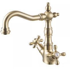 FDesign Lacrima mitigeur de cuisine sur pied marron FD1-LRA-4-66