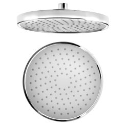 Aqualine douche à effet de pluie 20x20 cm circulaitre chrome SC121