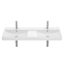 Roca Ona lavabo 120x46 cm rectangulaire double blanc A32768B000