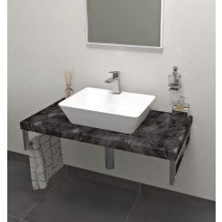 Sapho Avice plan de travail 90x49.5 cm graphite AV099