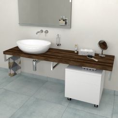 Sapho Avice plan de travail 140x49.5 cm Chêne AV1411