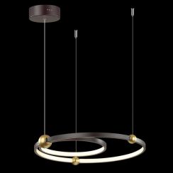 Altavola Design Aurora lampe suspendue 2x49 W noir-doré LA110/P_50_3k_black