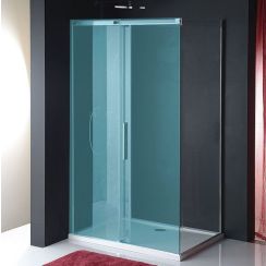 Polysan Altis Line paroi de douche 100 cm chrome brillant/verre transparent AL6115C