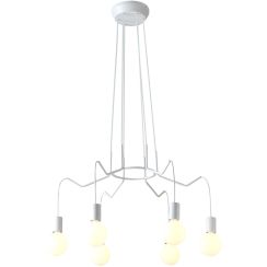 Candellux Basso lampe suspendue 6x40 W blanc 36-71026