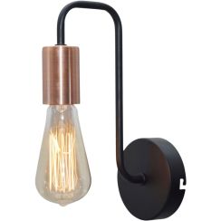 Candellux Herpe applique murale 1x60 W noir-cuivre 21-66855