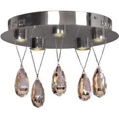 Candellux Prisma plafonnier 5x3 W chrome 98-25722