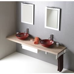 Sapho Avice plan de travail 230x49.5 cm Chêne AV234