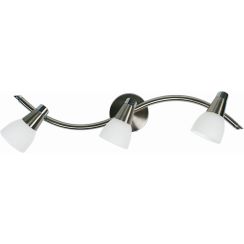 Candellux Selia plafonnier 3x40 W blanc-nickel 93-69993