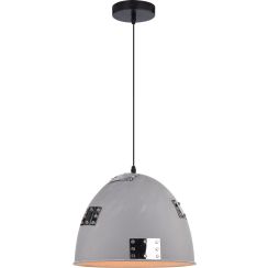 Candellux Patch lampe suspendue 1x60 W chrome-gris/cendre 31-43160