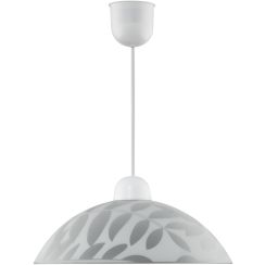 Candellux Letycja lampe suspendue 1x60 W blanc 31-49875