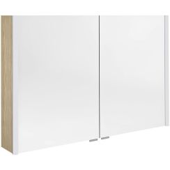 Sapho Alix armoire 106x17.5x70 cm avec miroir bois-beige AX106-0013