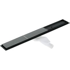 Deante caniveau de douche avec grille 100 cm noir KOS_N10D
