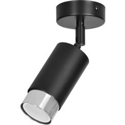 Emibig Hiro plafonnier 1x8 W noir-chrome 964/1