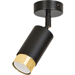 Emibig Hiro plafonnier 1x8 W noir-doré 965/1