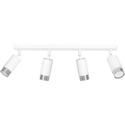 Emibig Hiro plafonnier 4x8 W blanc-chrome 962/4