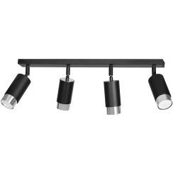 Emibig Hiro plafonnier 4x8 W blanc-doré 964/4