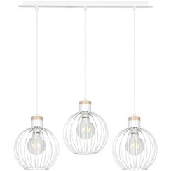 Emibig Barbado lampe suspendue 3x15 W blanc 755/3
