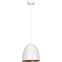 Emibig Lenox lampe suspendue 1x15 W blanc-doré 411/1