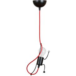 Emibig Bobi lampe suspendue 1x15 W noir-rouge 537/1
