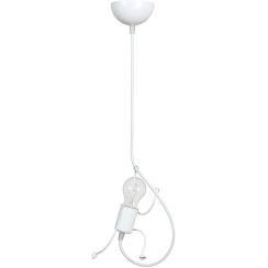 Emibig Bobi lampe suspendue 1x15 W blanc 538/1