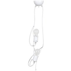 Emibig Bobi lampe suspendue 2x15 W blanc 538/2