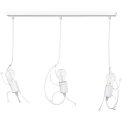 Emibig Bobi lampe suspendue 3x15 W blanc 538/3