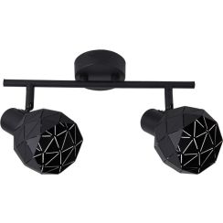 Light Prestige Reus plafonnier 2x40 W noir LP-8069/2WSBK