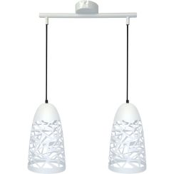Candellux Sabrin lampe suspendue 2x60 W blanc 32-54869