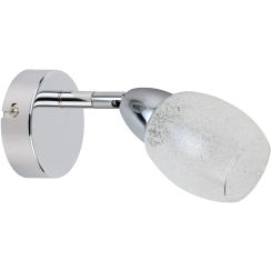 Candellux Rico applique murale 1x6 W chrome-transparent 91-67500