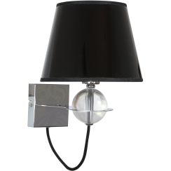 Candellux Tesoro applique murale 1x40 W noir-chrome 21-29508