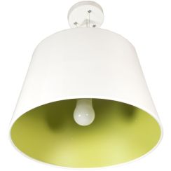 Candellux Enyo lampe suspendue 1x60 W blanc-vert 31-27620