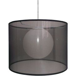 Candellux Chicago lampe suspendue 1x60 W noir 31-24879
