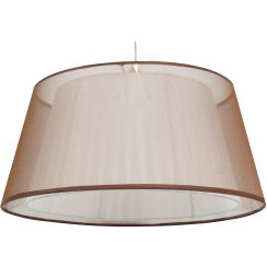 Candellux Charlie lampe suspendue 1x60 W marron 31-24794