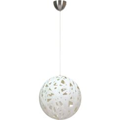 Candellux Frida lampe suspendue 1x60 W blanc 31-51127
