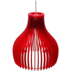 Candellux Buren lampe suspendue 1x60 W rouge 31-50253