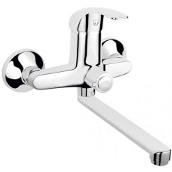 Ferro Vasto mitigeur de lavabo murale chrome BVA3A