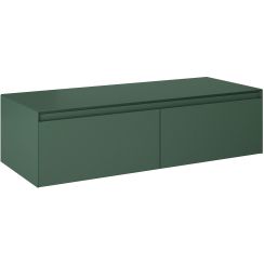 Elita Split Slim meuble avec plan de travail 120x45.8x31.9 cm latérale suspendue vert RE081204057010