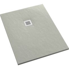 Schedpol Kalait Cement Stone receveur de douche rectangulaire + cache 120x90 cm ciment 3.3117/CT/ST-M2