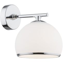 Argon Marbella applique murale 1x15 W chrome-opale 4254