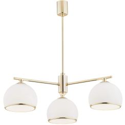 Argon Marbella plafonnier 3x15 W laiton-opale 1488