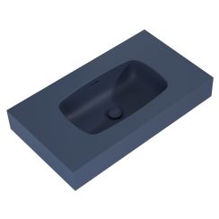 Elita Dimple lavabo 80.6x46 cm rectangulaire classique bleu RE040800027030