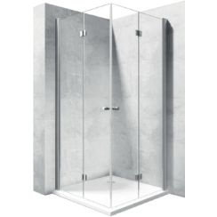Rea Fold drzwi prysznicowe 110 cm składane chrom połysk/szkło przezroczyste REA-K7438