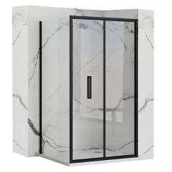 Set porte de douche Rea Rapid Fold REA-K6418, paroi de douche Rea Rapid REA-K6421