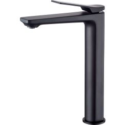 Invena Neri mitigeur de lavabo sur pied noir BU-01-W04