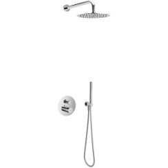 Excellent Pi ensemble de douche encastré avec thermostat oui chrome AREX.SET.1248CR