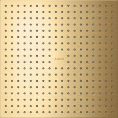 Axor ShowerSolutions douche à effet de pluie 30x30 cm carrée doré 35321250