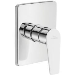 Invena Dokos mitigeur de douche encastrée chrome BP-19-CK1