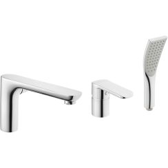 Invena Siros mitigeur bain-douche pour baignoire chrome BW-90-S01