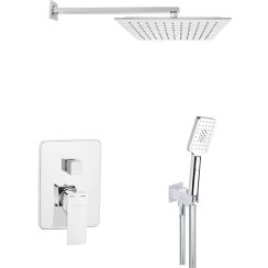Invena Nyks ensemble de douche encastré chrome BS-28-0K2